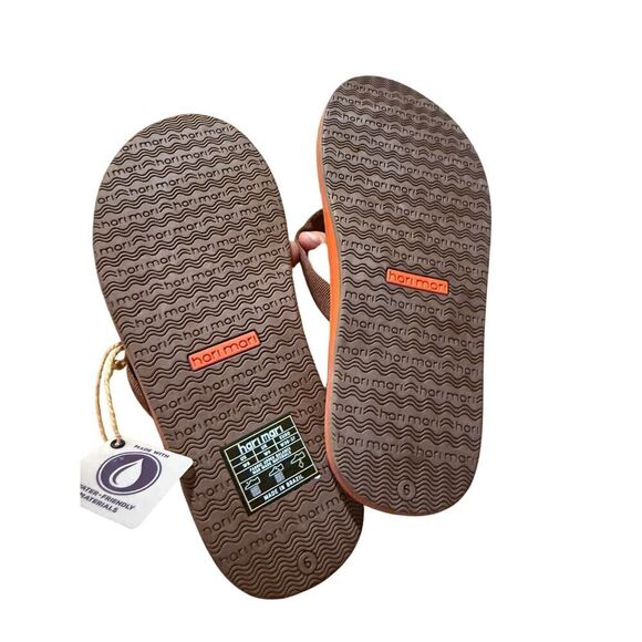 NWT Hari Mari Dunes Flip Flops in Cappuccino Women’s Sz. 6 - Picture 3 of 5